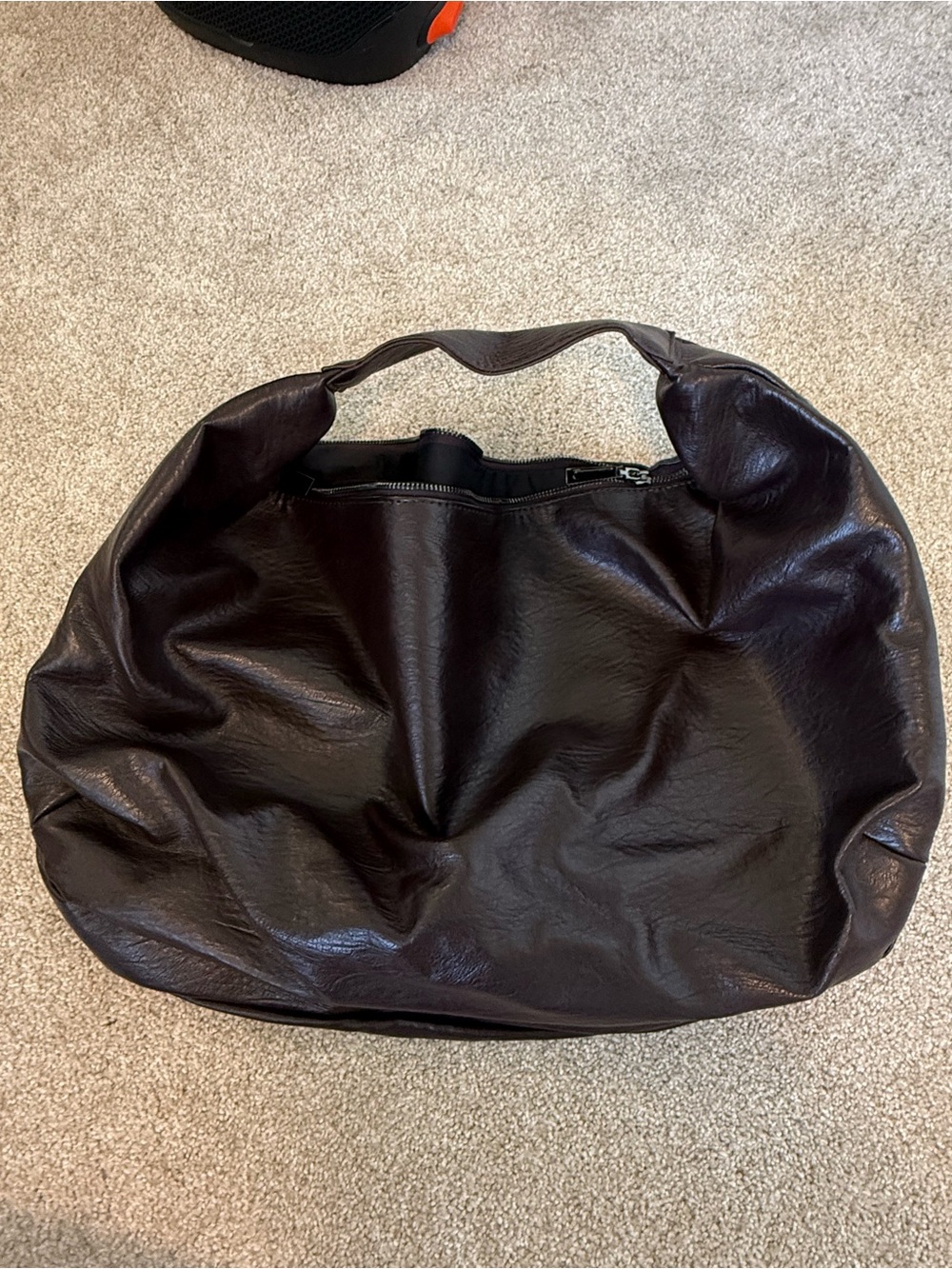 Amazon Women's Shoulder Bag in Dark Brown Leather